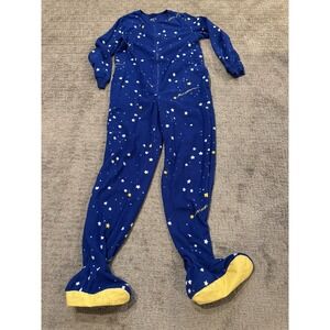 Nick & Nora One Piece Sleepwear Pajamas Zip Up Size Medium (G)